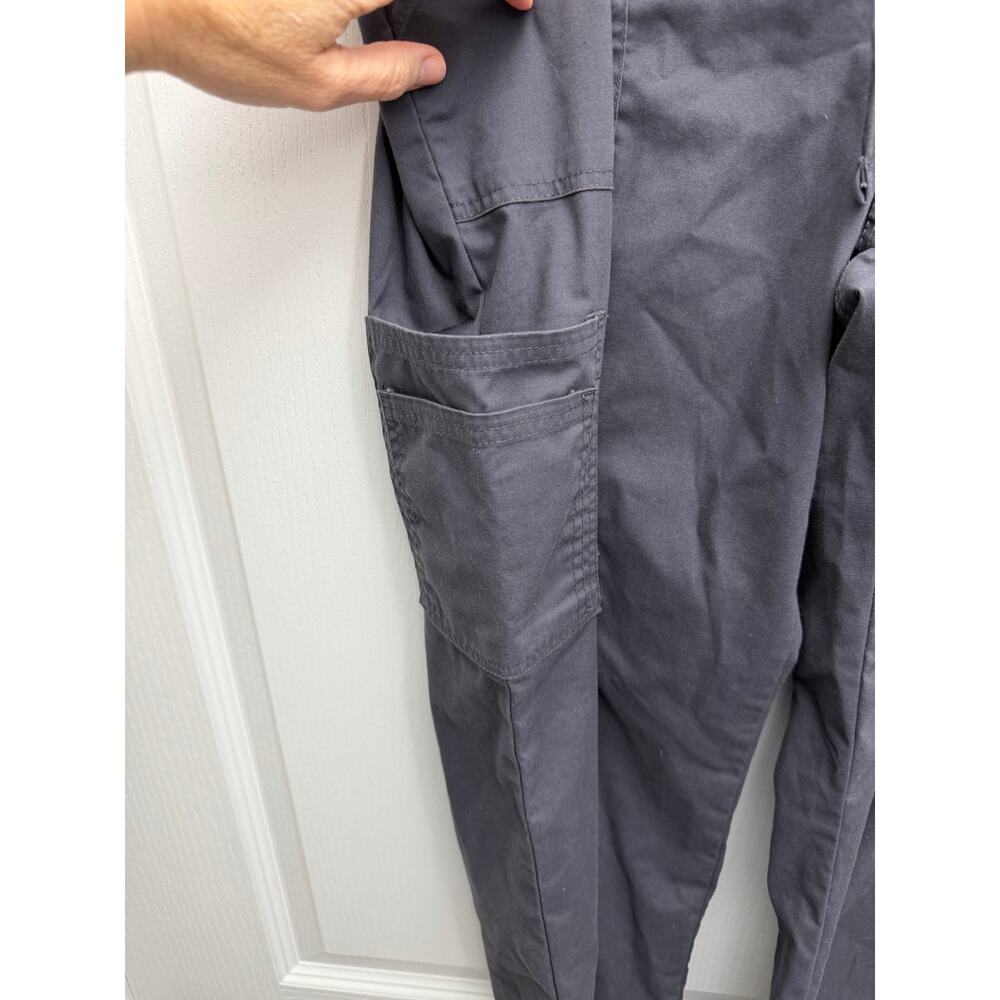 Scrubstar Pewter Cargo Scrub Pants Drawstring M - Picture 3 of 5